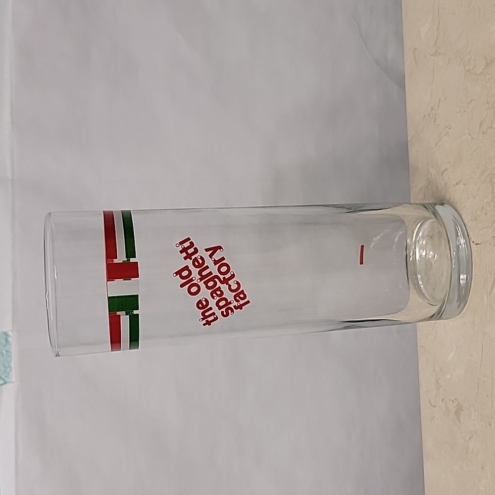 VTG Old Spaghetti Factory Glass